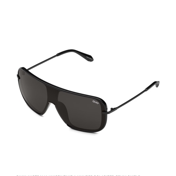NEW! Rare Quay Take A Number polarized shield sunglasses